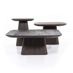 Bijzettafel Aron Vierkant - Bruin - 95763