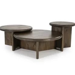 Bijzettafel Leoti Klein - Bruin - 240108