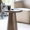 Bijzettafel Ron 46x49 - Bruin - 95650