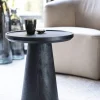 Bijzettafel Ron 46x49 - Zwart - 95651