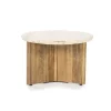 Bijzettafel Sara - 60cm - Beige/Bruin - 95899