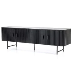 Dressoir Remi 4-deurs - Zwart- 95663