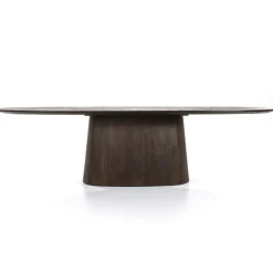 Eettafel Aron ovaal 300x110 - Bruin - 95672