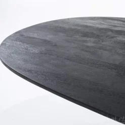 Eettafel Aron ovaal 200x110 - Zwart- 95669