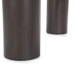 Eettafel Bobbie - 215cm - Zwart/Bruin - 96249