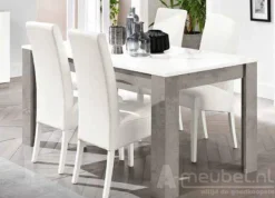 Eettafel Giethoorn Marmer Wit