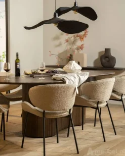 Eettafel Jordy - 200cm - Bruin - 96153