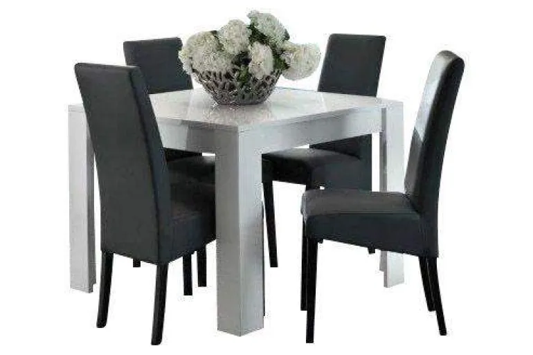 Eettafel Marknesse Vierkant 100x100cm Wit
