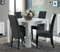 Eettafel Marknesse Vierkant 100x100cm Wit
