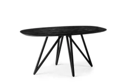 Eettafel Mira Zwart Klein