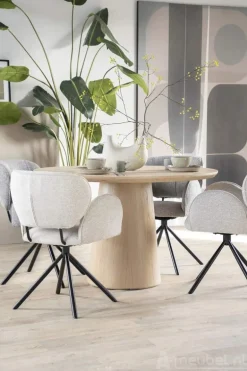 Eettafel Nola - Naturel - 130cm - 96158