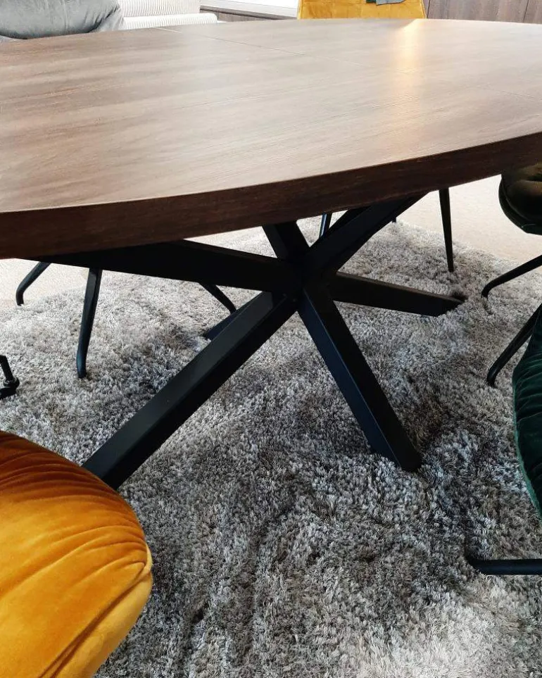 Eettafel Ovaal Vaiana 220cm Uitschuifbaar