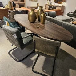 Eettafel Ovaal Vaiana 200cm Uitschuifbaar