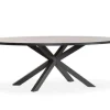Eettafel Scarlet Ovaal 180cm