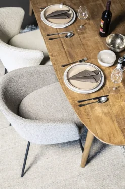 Eettafel Tabassum - 220cm - Naturel - 95598