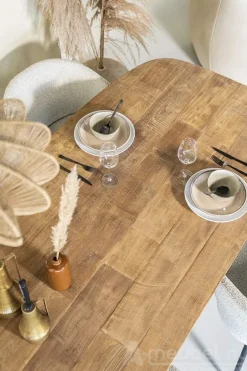 Eettafel Tabassum - 260cm - Naturel - 95599