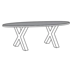 Eettafel TOV-X Alphen Oud Teakhout