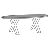 Eettafel TOV-XM Alphen Oud Teakhout