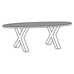 Eettafel TOV-XM Bloemendaal