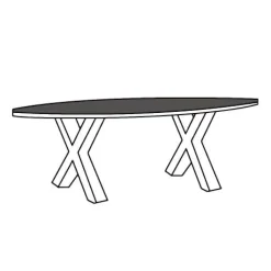 Eettafel TOV-XM Lageland