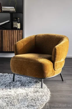 Fauteuil David -Mosterd Safari - 95898