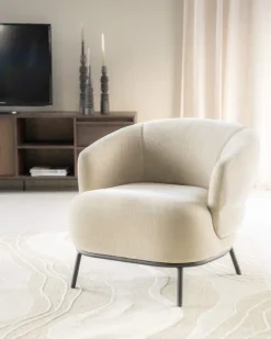 Fauteuil David -Taupe Safari - 95897