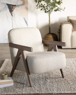 Fauteuil Francis - Beige Flou - 96316