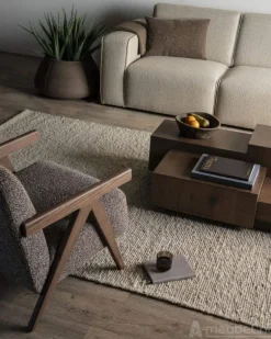 Fauteuil Francis - Taupe Flou - 96317