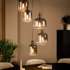 Hanglamp Smoke Glas