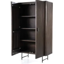 Kabinet Remi 2-deurs. - Bruin - 95666