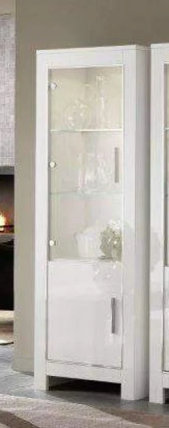 Kolomkast Glas Marknesse Wit