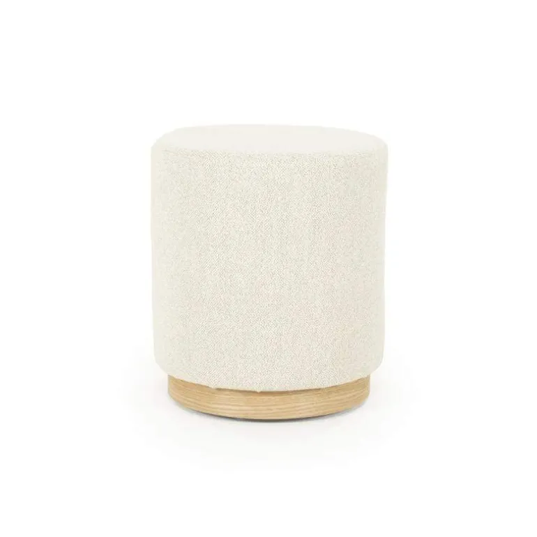 Poef Avah Small - Beige Mantz - 96299