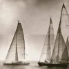 Sailing regatta on sea