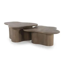 Salontafel Fall Set Van 2 - Bruin - 240219