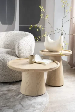Salontafel Leia 66x39cm - Naturel - 96163