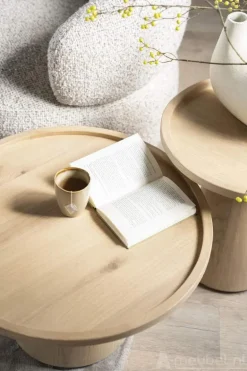 Salontafel Leia 66x39cm - Naturel - 96163