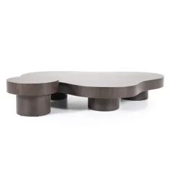 Salontafels Bobbie - 150cm - Zwart/Bruin - 95977