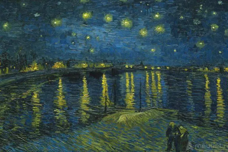 Starry night over the Rhone