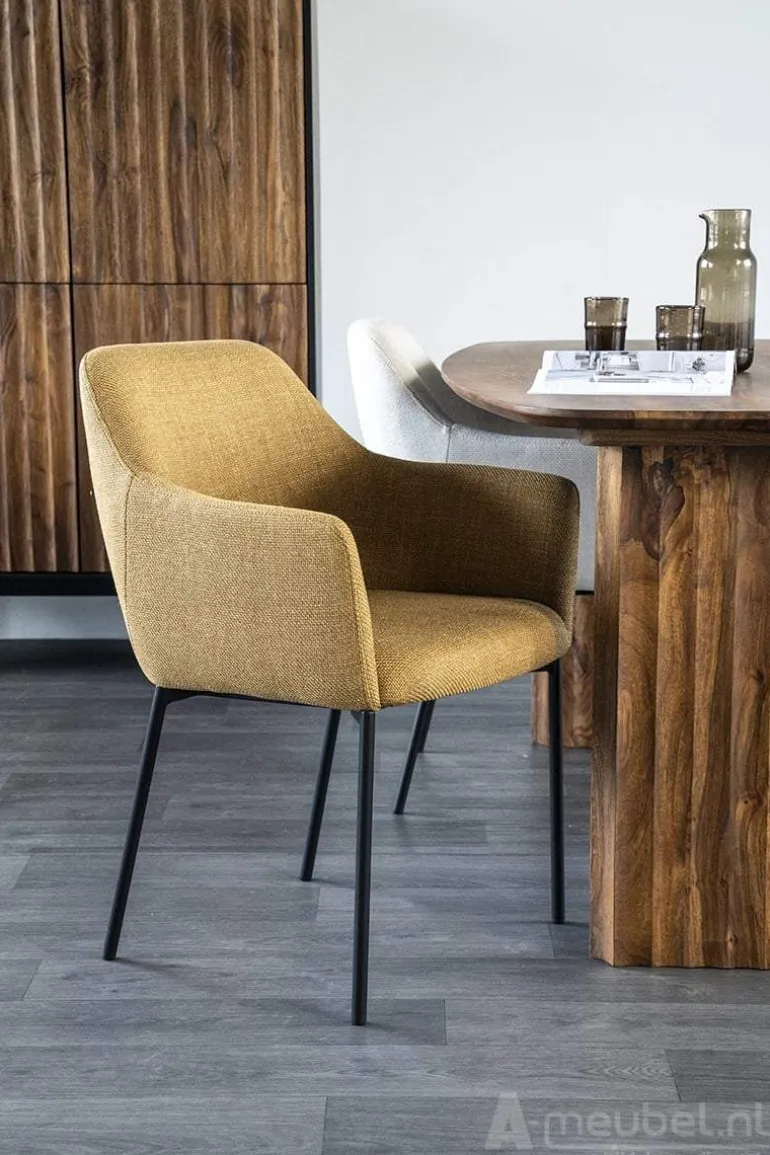 Stoel Paul - Mosterd Linea - 95888