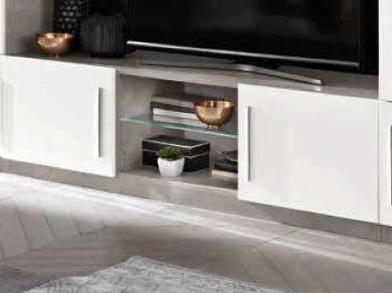 TV meubel Klein Giethoorn Marmer Wit