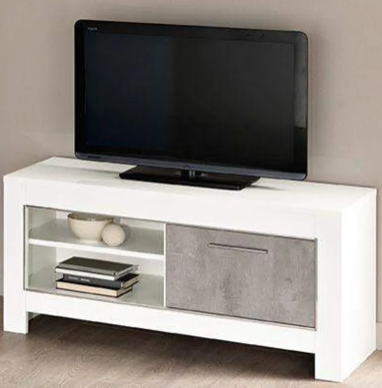 TV meubel Klein Marknesse Wit/Marmer