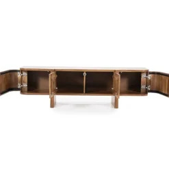 TV-Meubel Julian 4-deurs - Bruin - 95907