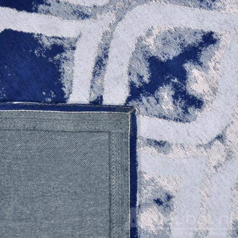 Vloerkleed Sidi Beige-Blauw