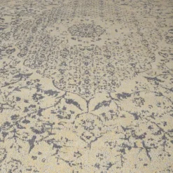 Vloerkleed Tabriz Geel-Grijs