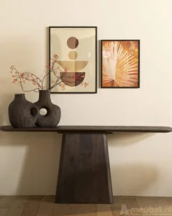 Wandtafel Aron - Bruin - 95767